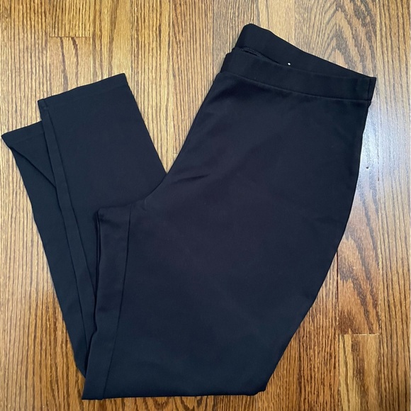 Black Chico's Leggings Pull On Size 2 or 12 - Picture 1 of 7